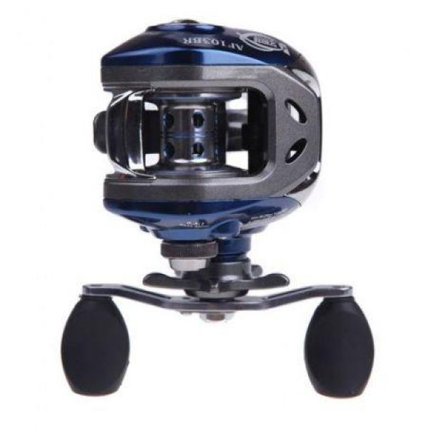 AF103 10+1BB Ball Bearings Right Hand Baitcasting Fishing Reel High Speed 6.3:1 Blue