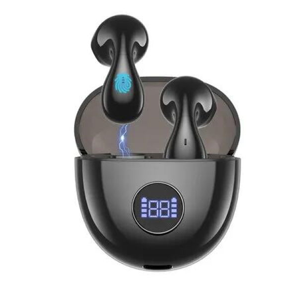 AI Language Translation Earbuds, Translation Earbuds Real Time, 144 Languages Online Translation, Two Way Translator for iOS for Android, Black