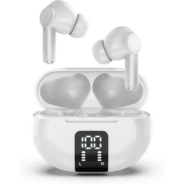 AI Language Translation Earbuds Translator in Real Time,Two Way Bluetooth Translator Device with APP for 144 Languages Translation Packs (White)