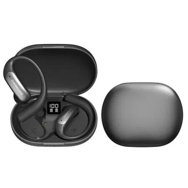 AI Translation Earbuds Real Time, 3 in 1 Language Translator Earbuds with 144 Languages, Wireless Bluetooth Headphones for Travel Business, Black