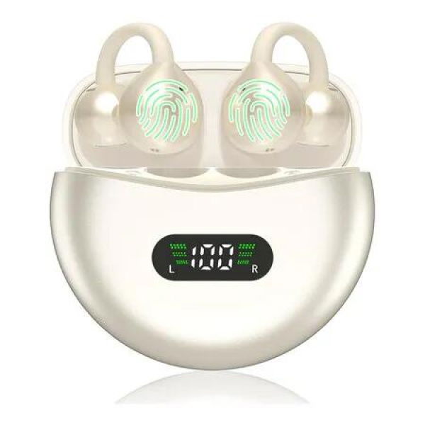 AI Translation Earbuds Real Time, Two Way 144 Languages Translator Earbuds Device for iOS Android, Wireless AI Headphones for Business Travel,Beige