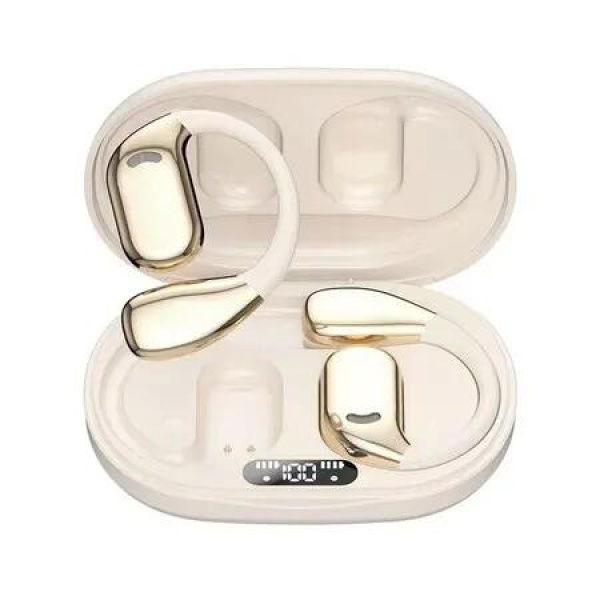 AI Translator Earbuds,144 Language Translator Earbuds, Bluetooth Headphones Translation Language Device for iPhone and Android,Beige