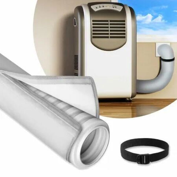 Air Conditioner Hose Cover Wrap Cover Sleeve Insulated Cover Portable accessory Diameter Exhaust Hoses Tube Grey