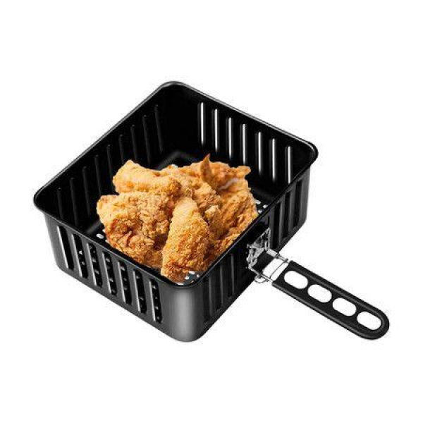 Air Fryer Crisping Basket Air Fry Crisper Baskets Large Capacity Metal Mesh Basket