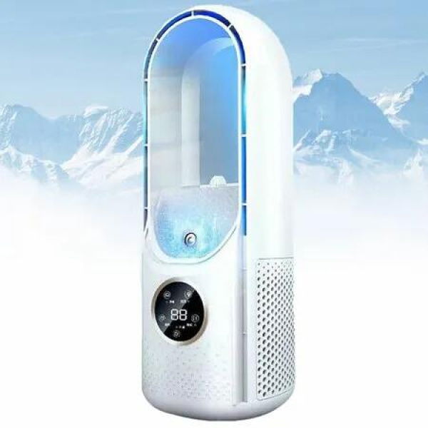 Air Misting Fan Portable USB Powered Rechargeable Summer Cool Fan Evaporative Air Cooler Outdoor Camping Blow Air