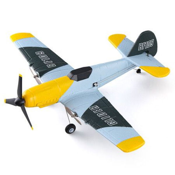 Airplane Remote Control Kids Toy Dual Motor EPP Foam Glider Gyroscope Stabilization System RC Airplane BF109 Fighter Gift 2.4GHz.