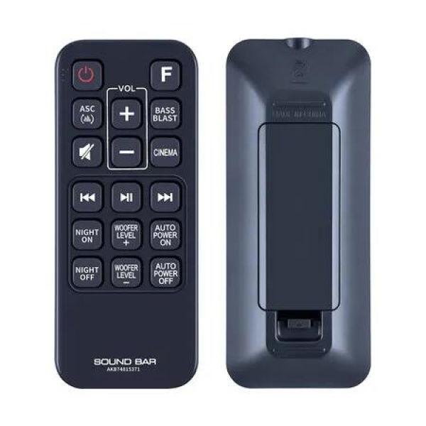 AKB74815371 Replacement Remote Control for LG Sound Bar, Compatible with LG Soundbar Speaker System SK3D SK4D SJ3 SJ4 SL3D SPH4B-W SPJ4B-W
