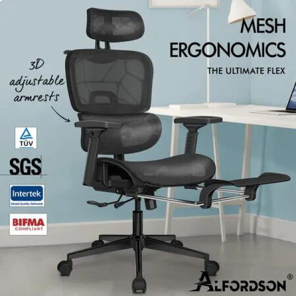 ALFORDSON Ergonomic Office Chair Executive Black