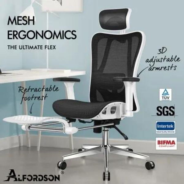 ALFORDSON Ergonomic Office Chair Mesh Executive Seat Work Computer Gaming