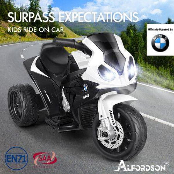 ALFORDSON Kids Ride On Motorbike Car Motorcycle BMW Licensed Electric Toys Black