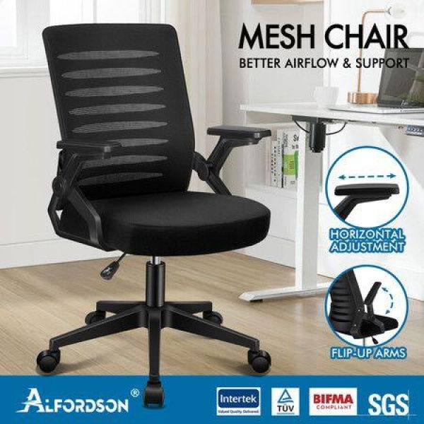 ALFORDSON Mesh Office Chair Executive Computer Seat Gaming Racing Work Black