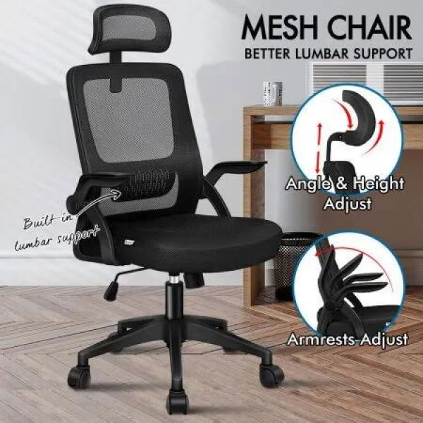 ALFORDSON Mesh Office Chair Executive Fabric Seat Tilt Gaming Racing Computer