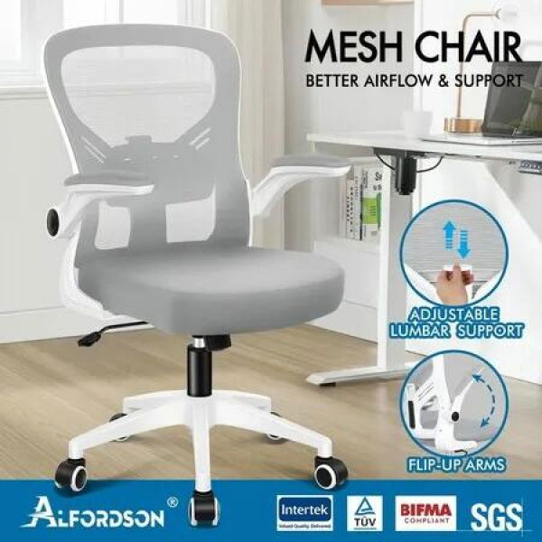 ALFORDSON Mesh Office Chair Executive Tilt Fabric Seat Computer Racing Work Seat