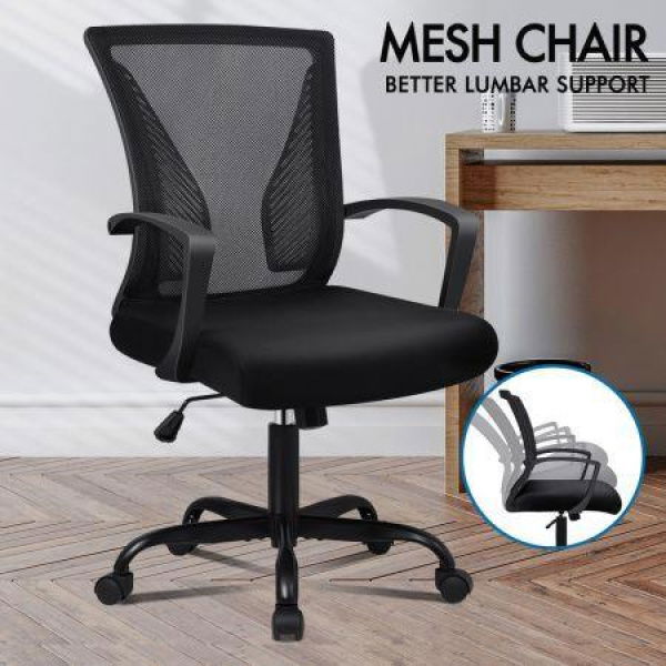 ALFORDSON Mesh Office Chair Executive Tilt Fabric Seat Gaming Racing Computer