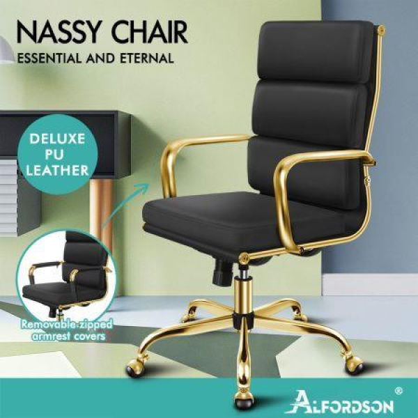 ALFORDSON Office Chair Ergonomic Paddings Executive Computer Work Seat High Back