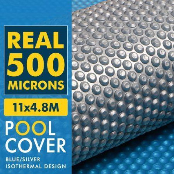 Alfordson Pool Cover 11m X 4.8m 500 Microns Solar Blanket.