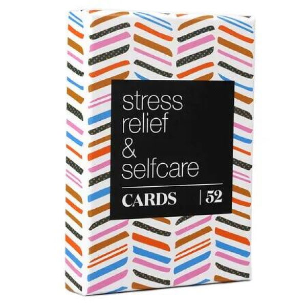 Allura Arcia 52 Stress Less Self Care Cards Guided Mindfulness Meditation Wellness Self-Help Anxiety Relief Relaxation