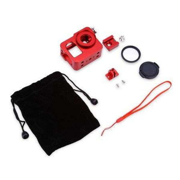 Aluminum Alloy Protective Frame Housing Case With Filter Lens For SJ400