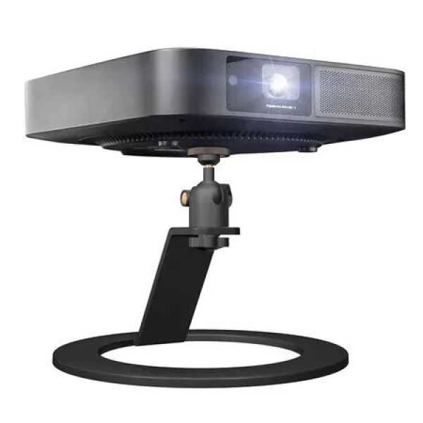 Aluminum Desktop Projector Stand w Ballhead Angle Adjustment, Table Projector Stand Adjustable Tilt for Nebula, XGIMI, VANKYO, BenQ, PVO, TMY, AuKing and Most LCD/DLP Video Projectors