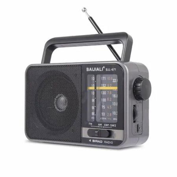 AM FM Radio Portable Transistor Speaker Battery Powered USB DC Small Loud Indoor Outdoor Emergency Camping Use