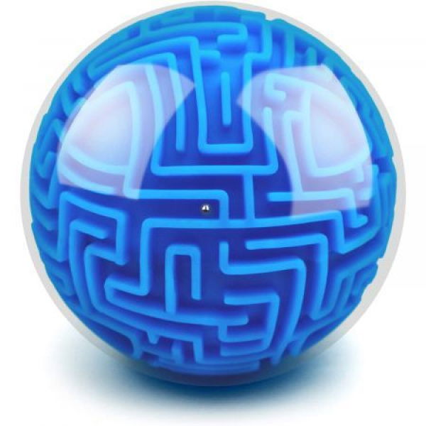 Amaze 3D Gravity Memory Sequential Maze Ball Puzzle Toy Gifts For Kids Adults - Challenges Game Lover Tiny Balls Brain Teasers Game (Blue)