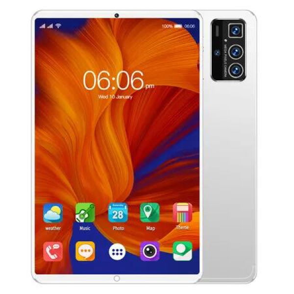 Android Tablet, 10.1 inch Android 12 Tablets 16GB RAM ROM 1TB Expand, 1280x800 IPS HD Touchscreen,12000mAh Battery, Bluetooth, Dual Camera, GMS, WiFi (White)