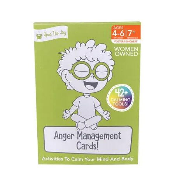 Anger Management Prompt Cards for Kids to Control Feelings Boost Emotional Intelligence Card Game for Kids Game Night