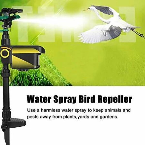 Animal Repellent Solar Water Sprinkler with Timing Sensor for Automatic Irrigation