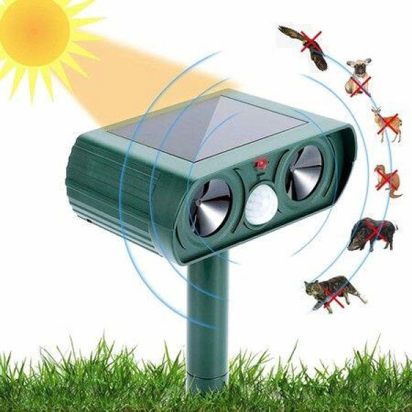 Animal Repeller Ultrasonic Solar Animal Repellent Outdoor Animal Deterrent Devices Repel Squirrel Etc