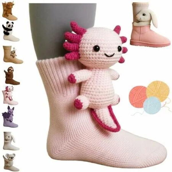 Animal Socks,3D Knit Animal Sloth Socks for women,Cute Plush Animals Hug Sock,Long Stocking Sock for Christmas Gifts