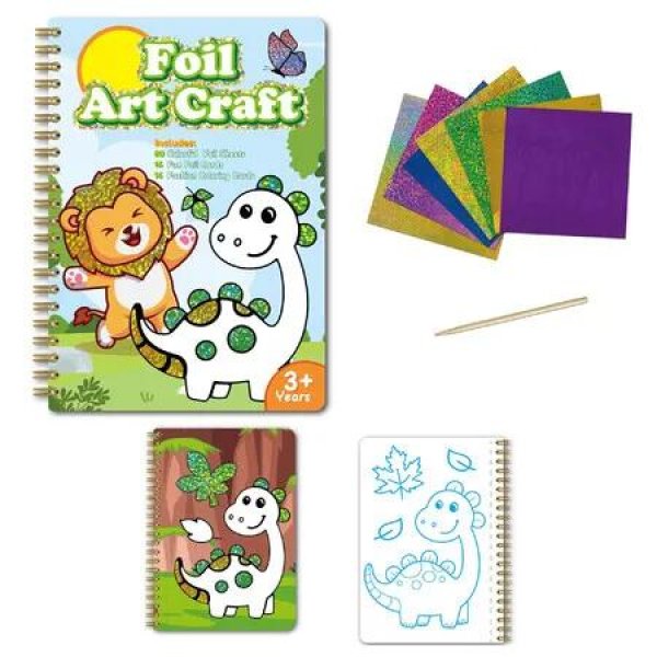 Animals Theme Magic Art Sticker Children Animal Handmade DIY Scratch DIY Coil Coloring Book Creative Art Activity