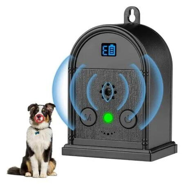 Anti-Bark Ultimate Dog Bark Control Silencer Deterrent with 4 Adjustable Modes: Adjustable Ultrasonic Device with 50ft Range