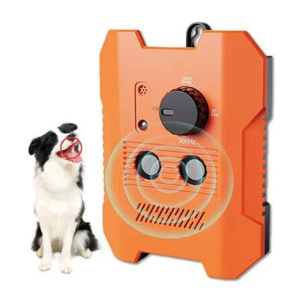 Anti Barking Deterrent Device, Ultrasonic Barking Silencer with 3 Modes, Anti Barking Device for Dogs Indoor & Outdoor Use