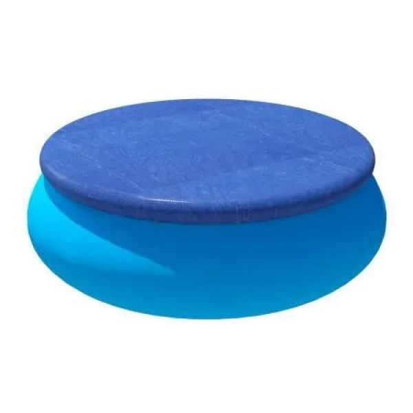 Aquabuddy Pool Cover Fit 2.44m Round Above-ground Ring Swimming Pool Blanket Blue