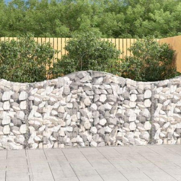 Arched Gabion Basket 200x30x100/120 Cm Galvanized Iron