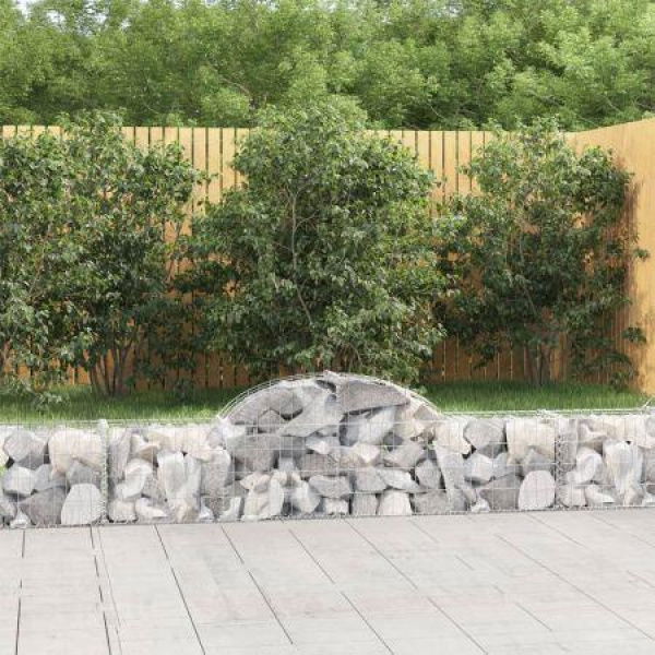 Arched Gabion Basket 200x30x40/60 Cm Galvanized Iron