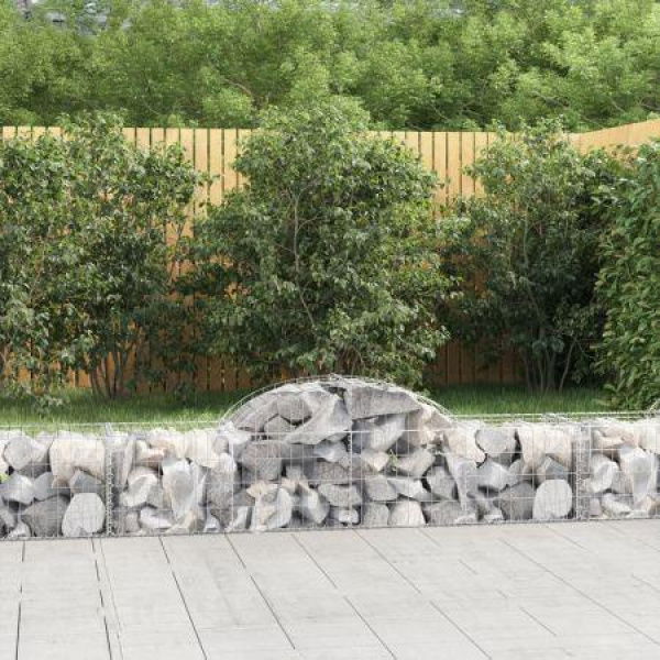 Arched Gabion Basket 200x50x40/60 Cm Galvanized Iron