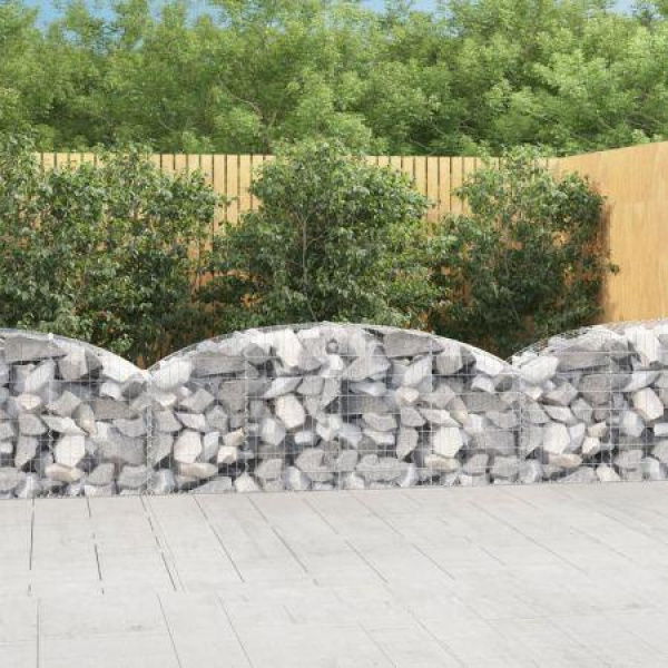 Arched Gabion Basket 200x50x60/80 Cm Galvanized Iron