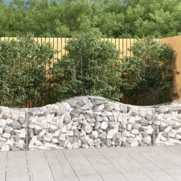 Arched Gabion Basket 200x50x60/80 Cm Galvanized Iron