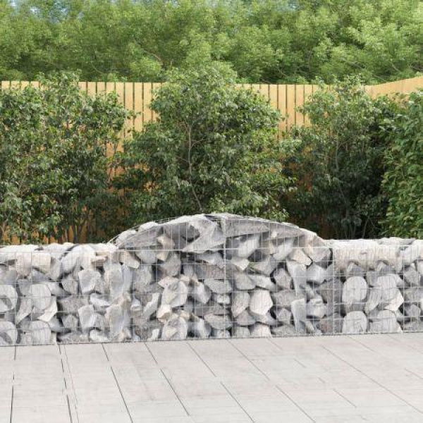 Arched Gabion Basket 300x50x60/80 Cm Galvanized Iron