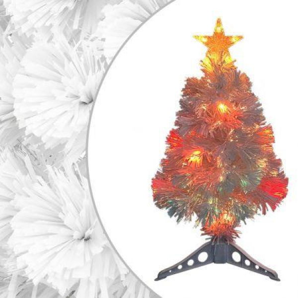 Artificial Christmas Tree With LED White 64 Cm Fibre Optic