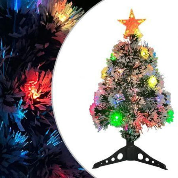 Artificial Christmas Tree with LED White&Blue 64 cm Fibre Optic