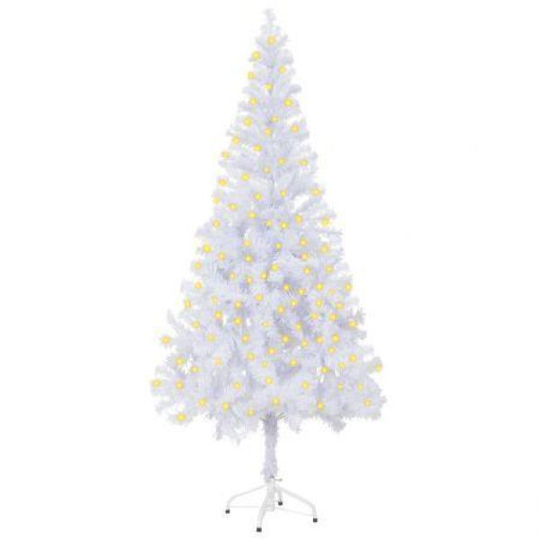 Artificial Christmas Tree with LEDs&Stand 180 cm 620 Branches