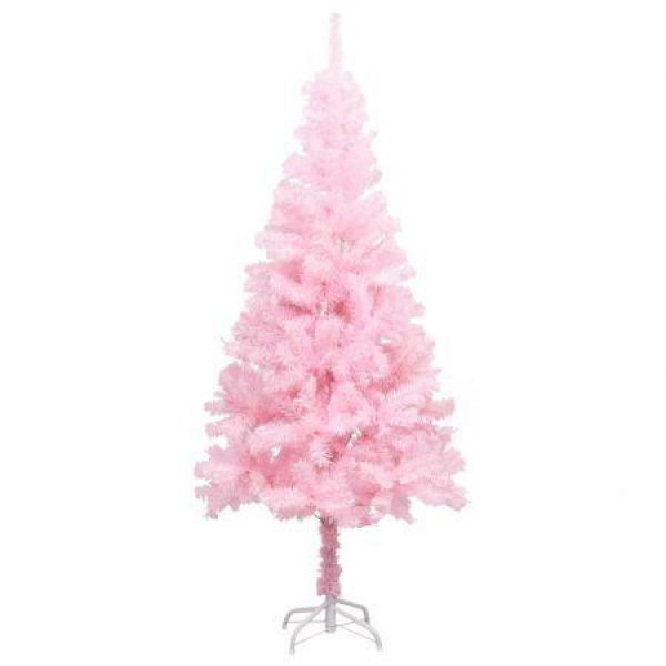 Artificial Christmas Tree with Stand Pink 150 cm PVC