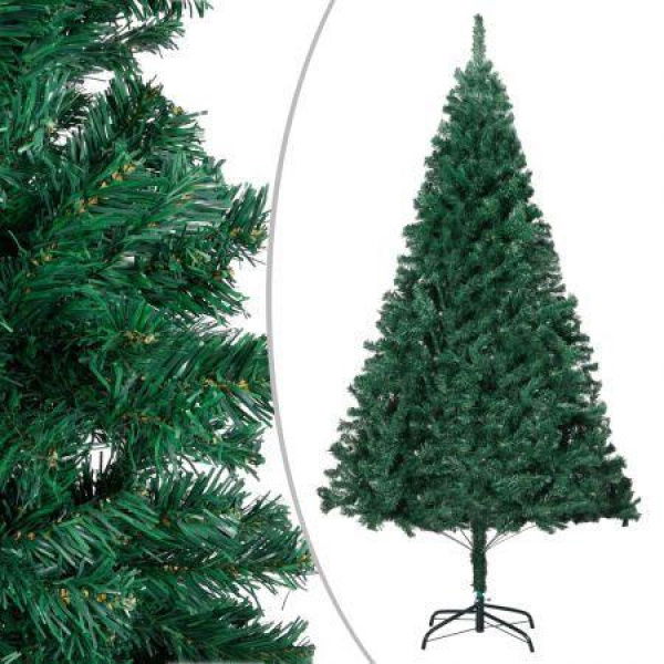 Artificial Christmas Tree With Thick Branches Green 150 Cm PVC