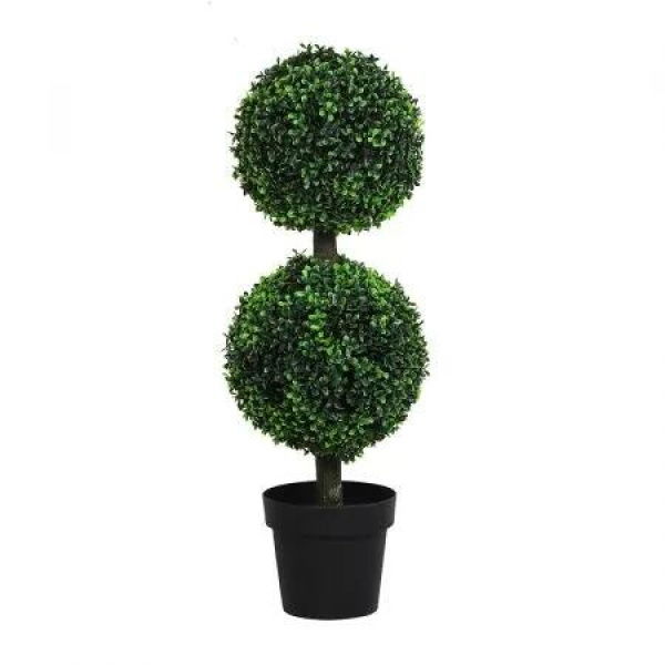 Artificial Double Ball Boxwood Trees