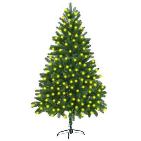 Artificial Pre-lit Christmas Tree 210 cm Green