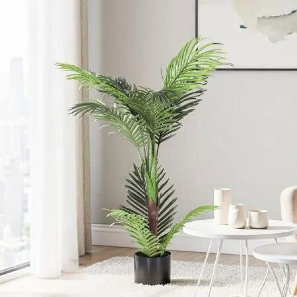Artiss 100cm Artificial Palm Tree Faux Trees Indoor Decor Artificial Plants Lifelike Plant