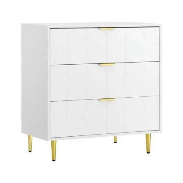 Artiss 3 Chest of Drawers Lowboy Cabinet White