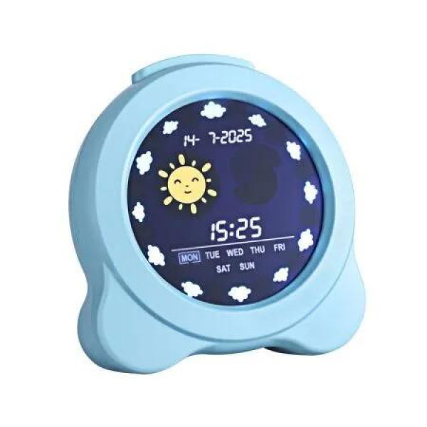 Artiss 3.8 Digital Day Clock Calendar Alarm LCD Display Blue